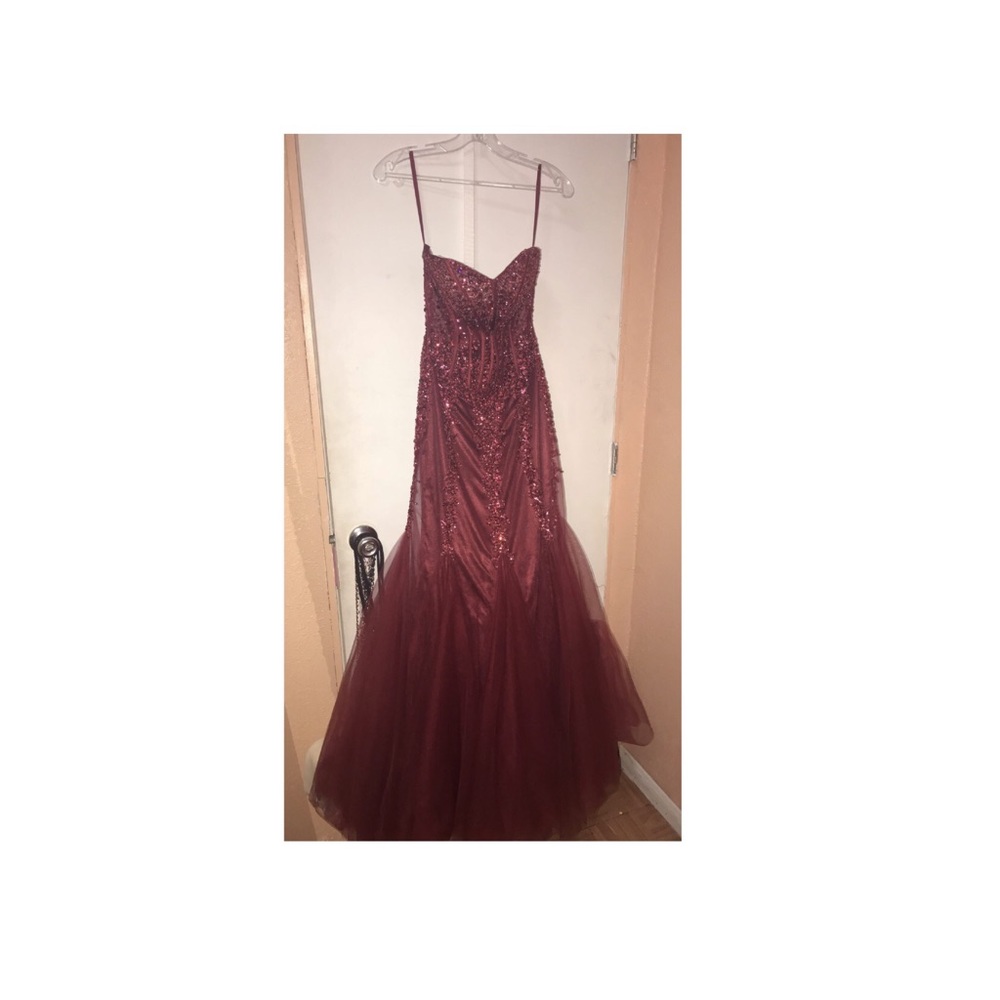 Ruby Red Prom Dress